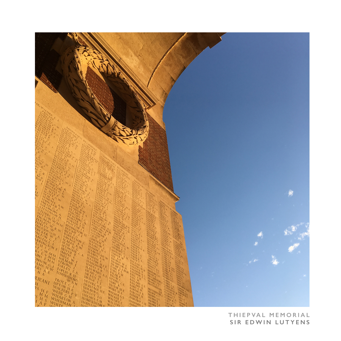 ThiepvalDesigned by Sir Edwin Lutyens #ww1  #architecture  #CWGC