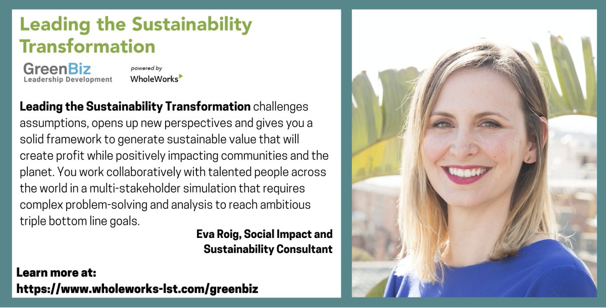 WholeWorksBiz's tweet image. Congratulations to Eva Roig for completing the #LSTprogram with our September cohort!