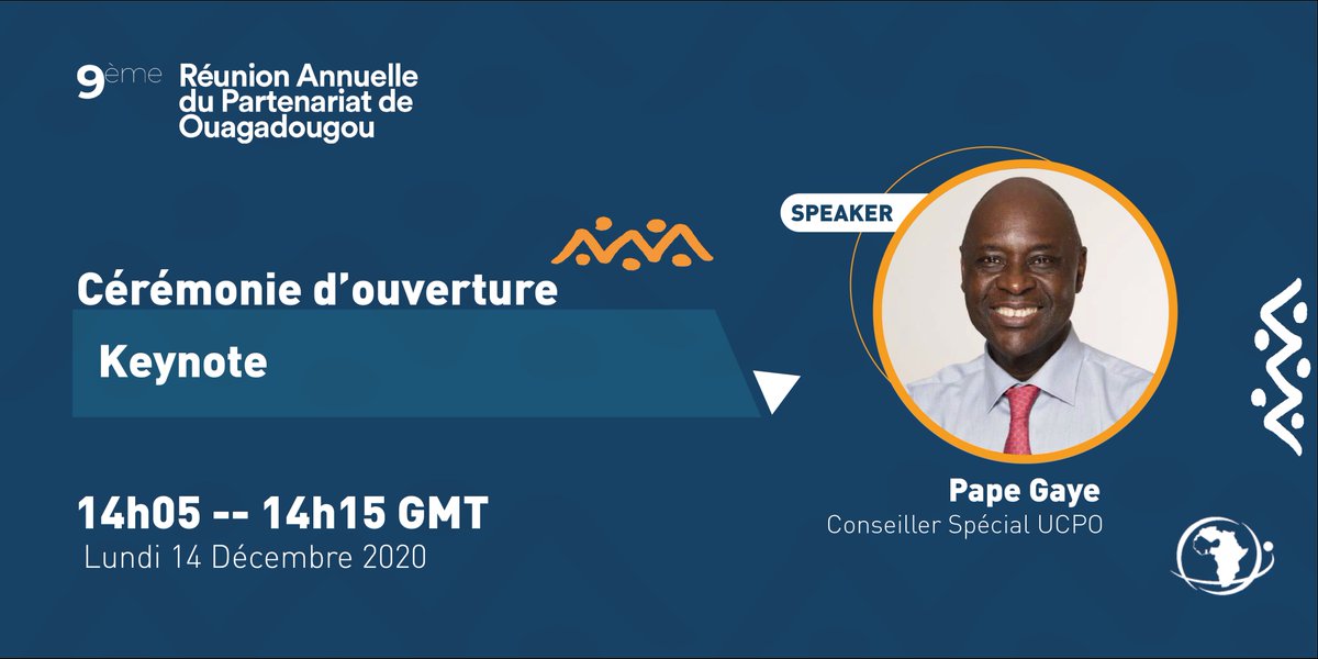 Nous sommes actuellement avec <a href="/pgaye/">Pape Gaye</a>, Conseiller Spécial de l'UCPO, qui nous parle de la néccessité d'impliquer les jeunes, leurs motivations et défis dans le mouvement du PO. Suivez ici : facebook.com/PartenariatdeO…  #RAPO2020