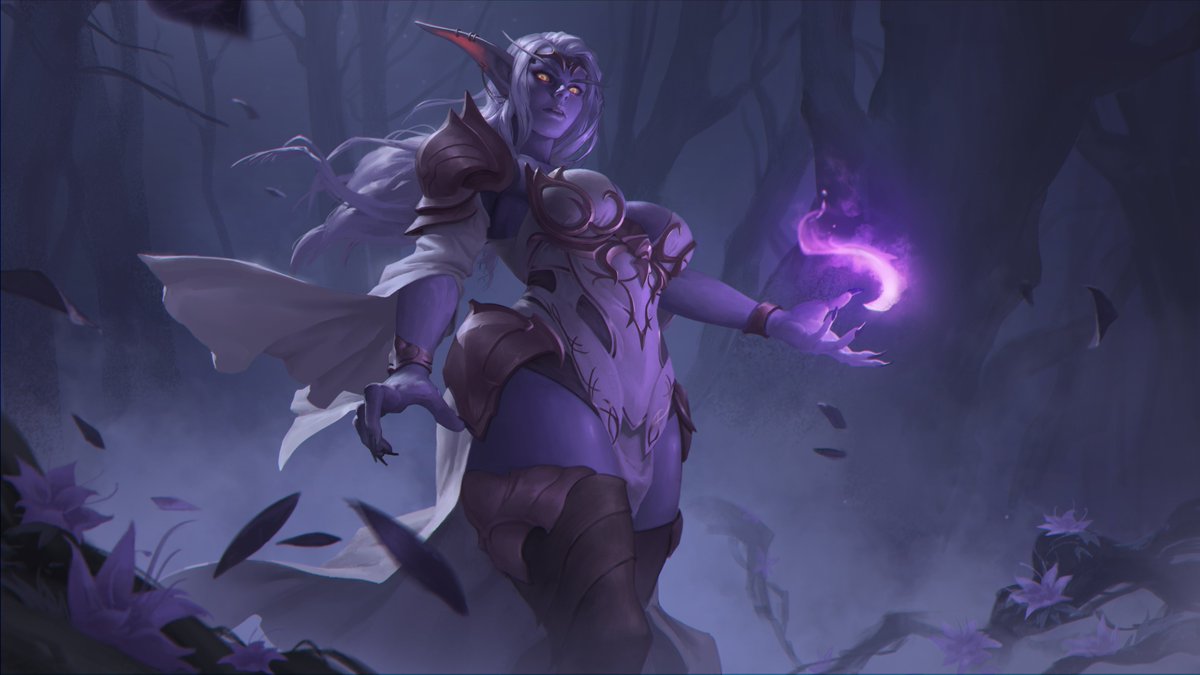 Azralith, a haughty yet dangerous Highborne Quel'dorei. 

My most recent commission. 
#worldofwarcraft #shadowlands #wow