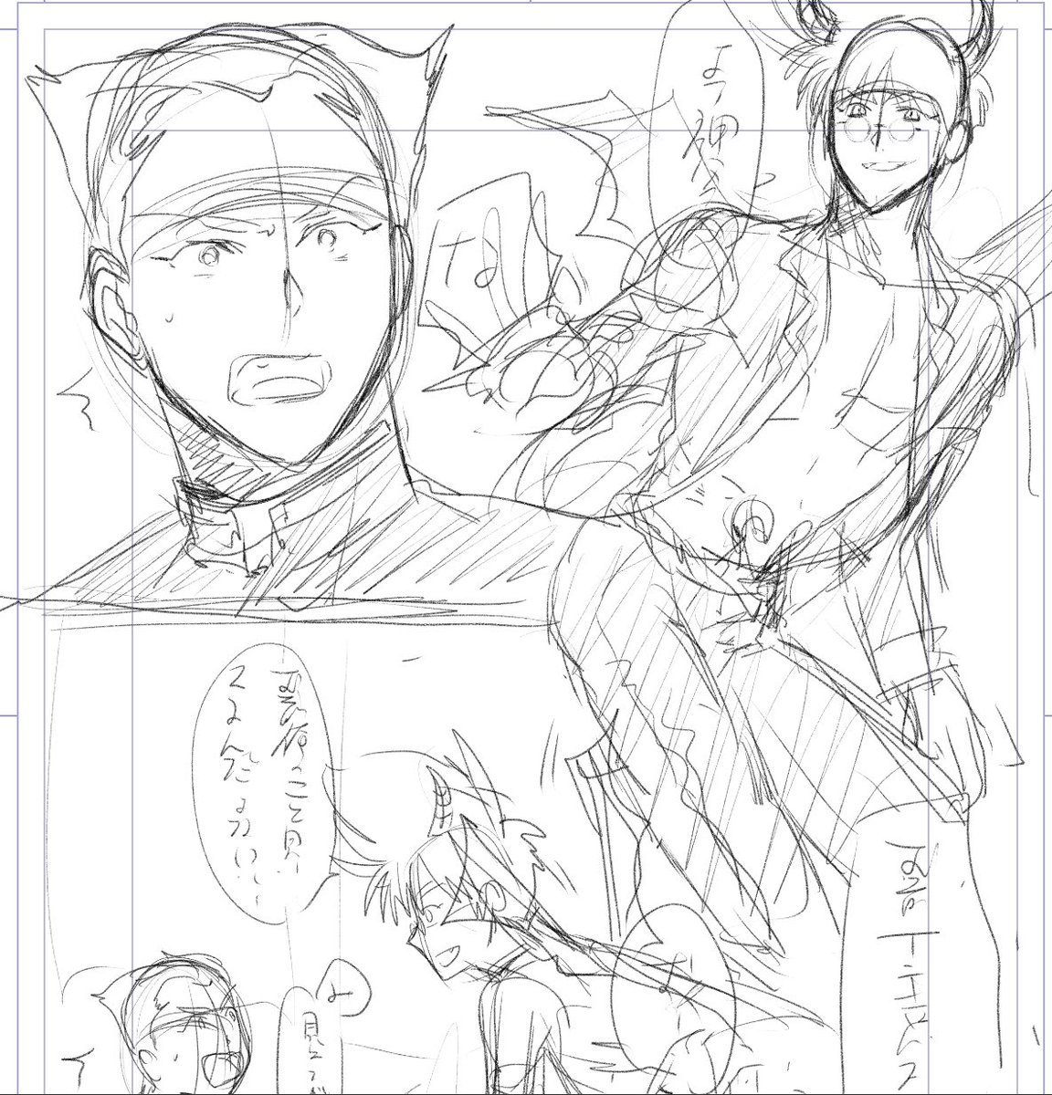 唐突に神父木崎×サキュバス熱気パロのお話を描き始めている許して神よ 