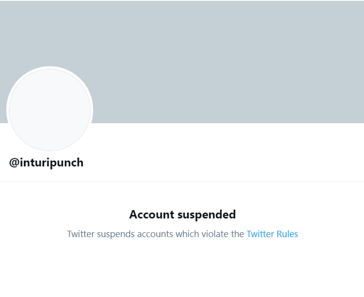 Haha @inturipunch 

SUSPENDED!

😂