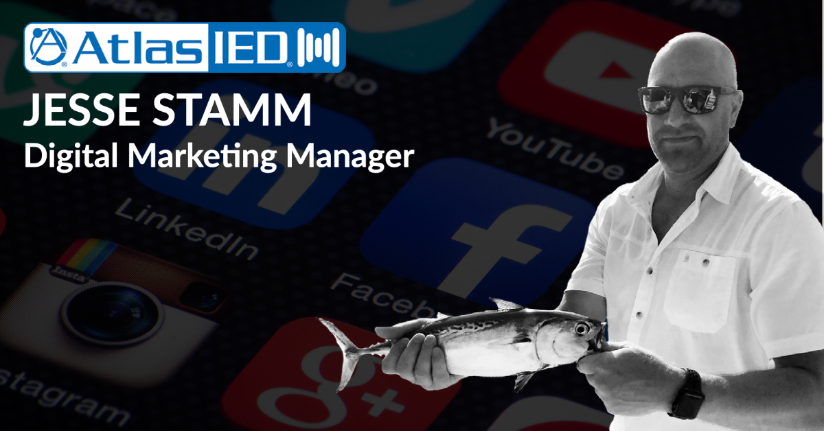 Atlas_IED's tweet photo. Another member of our marketing team helping @GinaSans to develop our marketing tactics is @JStammAV. Jesse is a Digital Marketing Manager with AtlasIED for 19 years. He loves to be outdoors fishing, golfing, and grilling. #TTS2020 #TotalTechSummit #TotalTech2020 https://t.co/qc8DbnzDNF