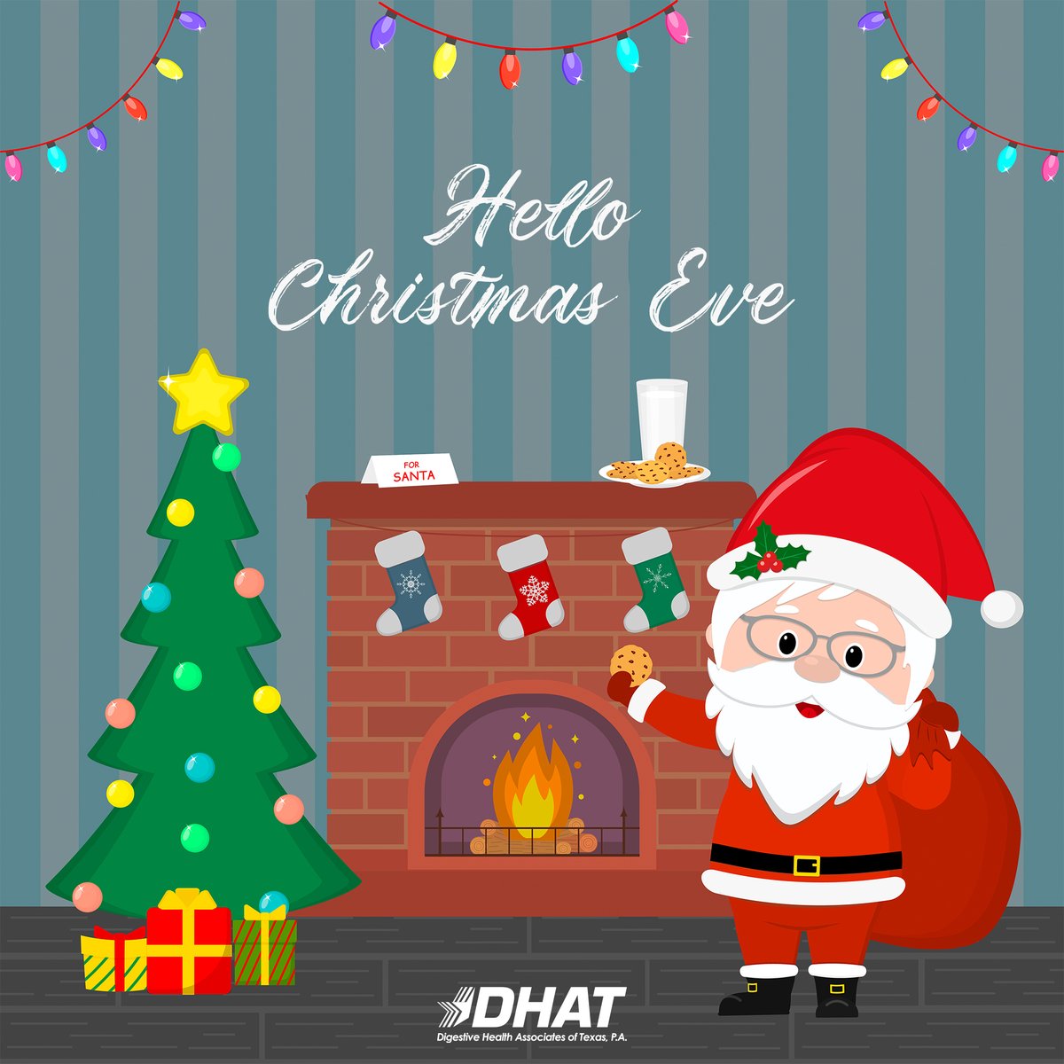 Hello, Christmas Eve!  How do you spend your Christmas Eve?

dhat.com | #DigestiveHealthTX
