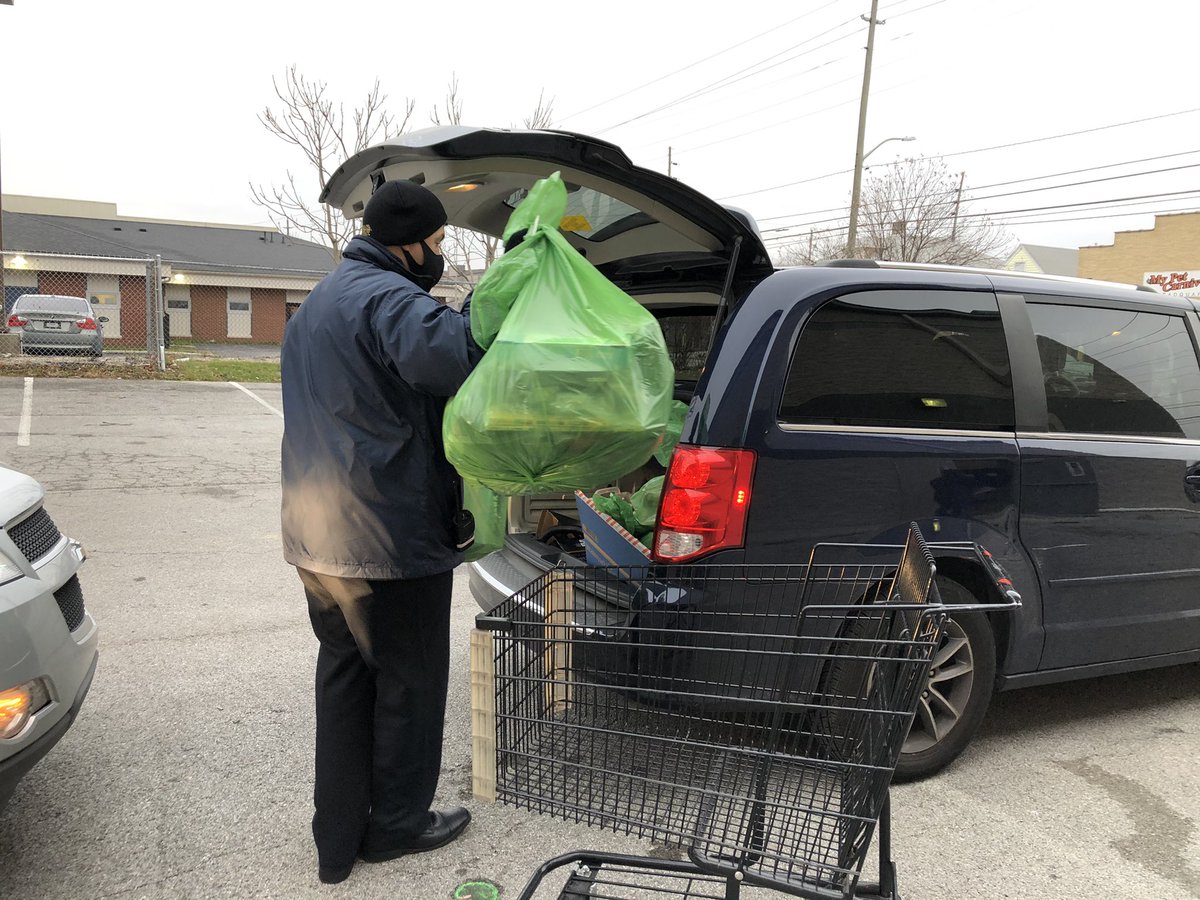 SAIndiana's tweet photo. It day 1 of #IndyAngelTree Distribution at The Salvation Army Fountain Square is in full swing! We are serving fellow Hoosiers in need by providing the joy of Christmas to children thanks to generous donors in the community! #DoingTheMostGood https://t.co/KcMCZDJ5VA