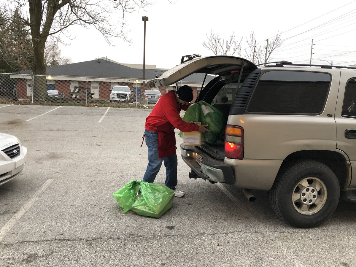SAIndiana's tweet photo. It day 1 of #IndyAngelTree Distribution at The Salvation Army Fountain Square is in full swing! We are serving fellow Hoosiers in need by providing the joy of Christmas to children thanks to generous donors in the community! #DoingTheMostGood https://t.co/KcMCZDJ5VA