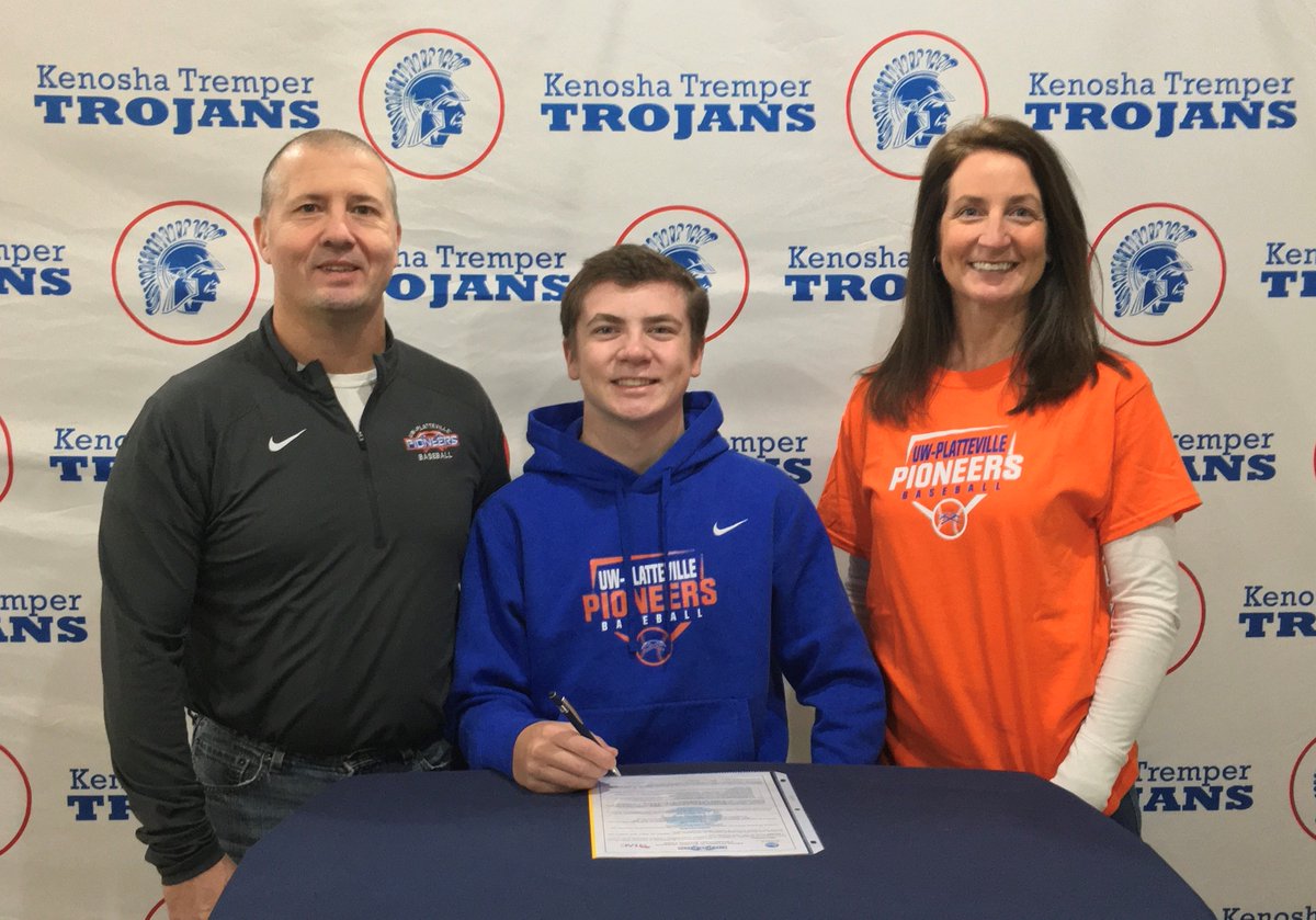 TremperSports's tweet photo. Congratulations to senior Riley Dutton for his college commitment to play baseball at UW-Platteville!  Congratulations, Riley!  We're proud of you!
@UWPlattBaseball https://t.co/Z2ZZ3VAqqr