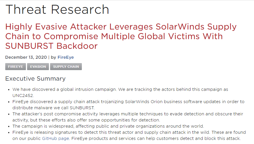 Back doors aren't only for Barrack Hussein Obama and Sohale Siddiqi on that comfy sofa back in 1981.In fact, it turns out the SUNBURST Backdoor provides light where the sun doesn't shine? https://www.fireeye.com/blog/threat-research/2020/12/evasive-attacker-leverages-solarwinds-supply-chain-compromises-with-sunburst-backdoor.html