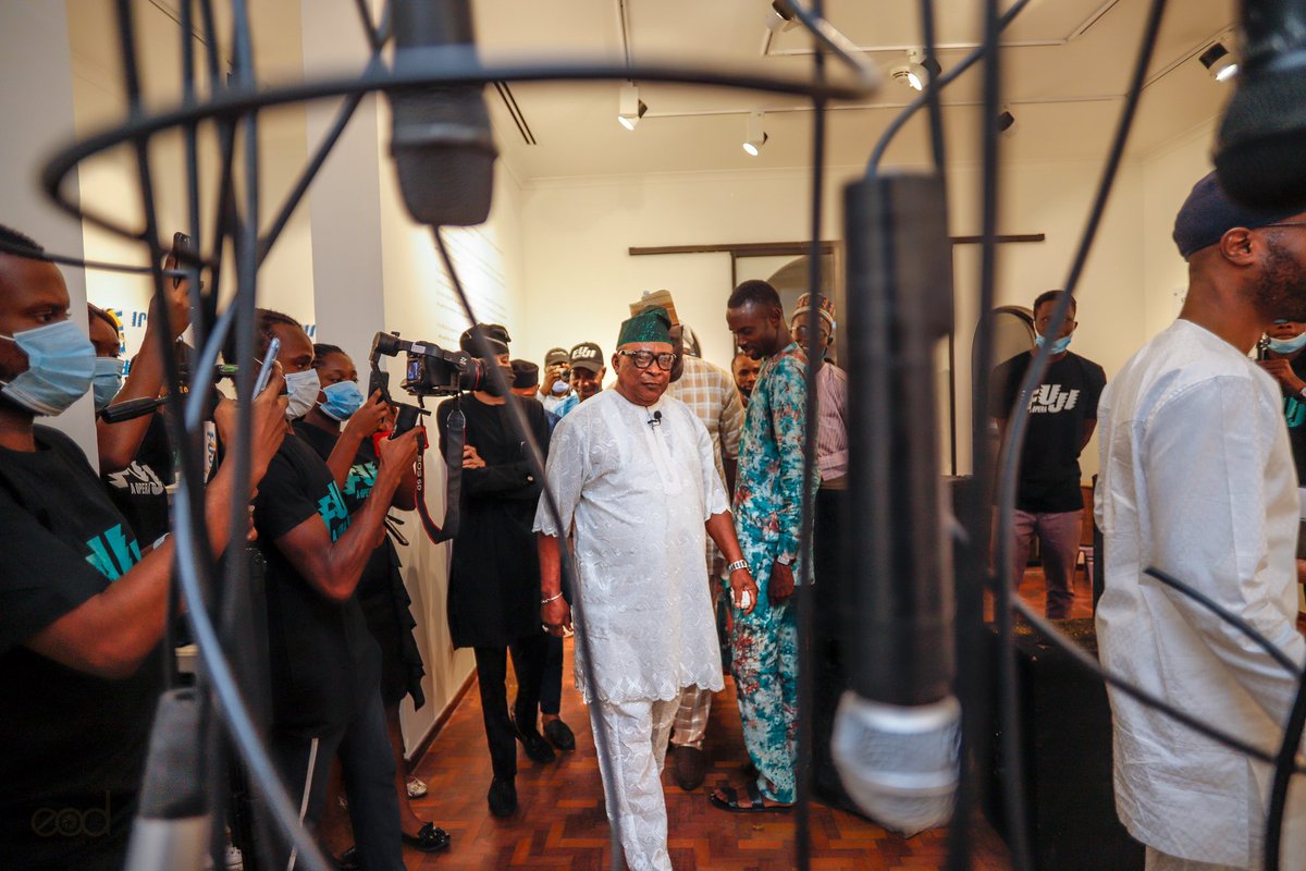 fujiopera's tweet photo. General Ayinla Kollington, in concert with the Fuji Musicians Association of Nigeria have officially declared Fuji: A Opera open! #FujiOpera https://t.co/yNB95XrhLH