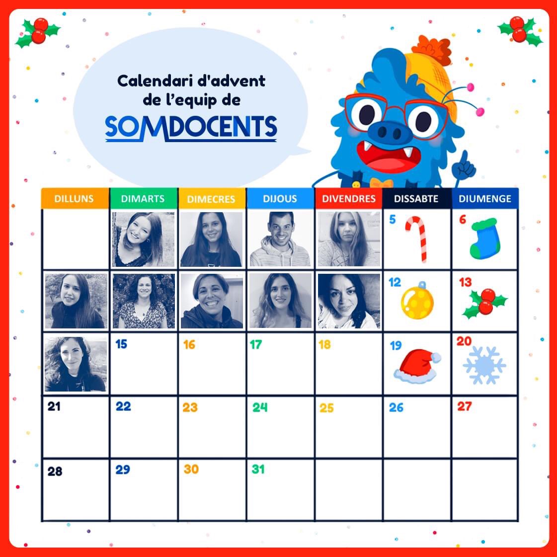 SomDocents's tweet photo. 🎄Seguim amb el calendari d'advent!✨

Qui creieu que fa aquestes imatges tan al·lucinants que pengem a les xarxes socials, al web i al blog❓Qui penseu que maqueta els cursos❓ 

👩🏻‍🎨Bé, és que l'Edurne Lacunza fa de tot!

#SomDocents #Compartintconeixements #formació #cursos https://t.co/XEibQs2fDX