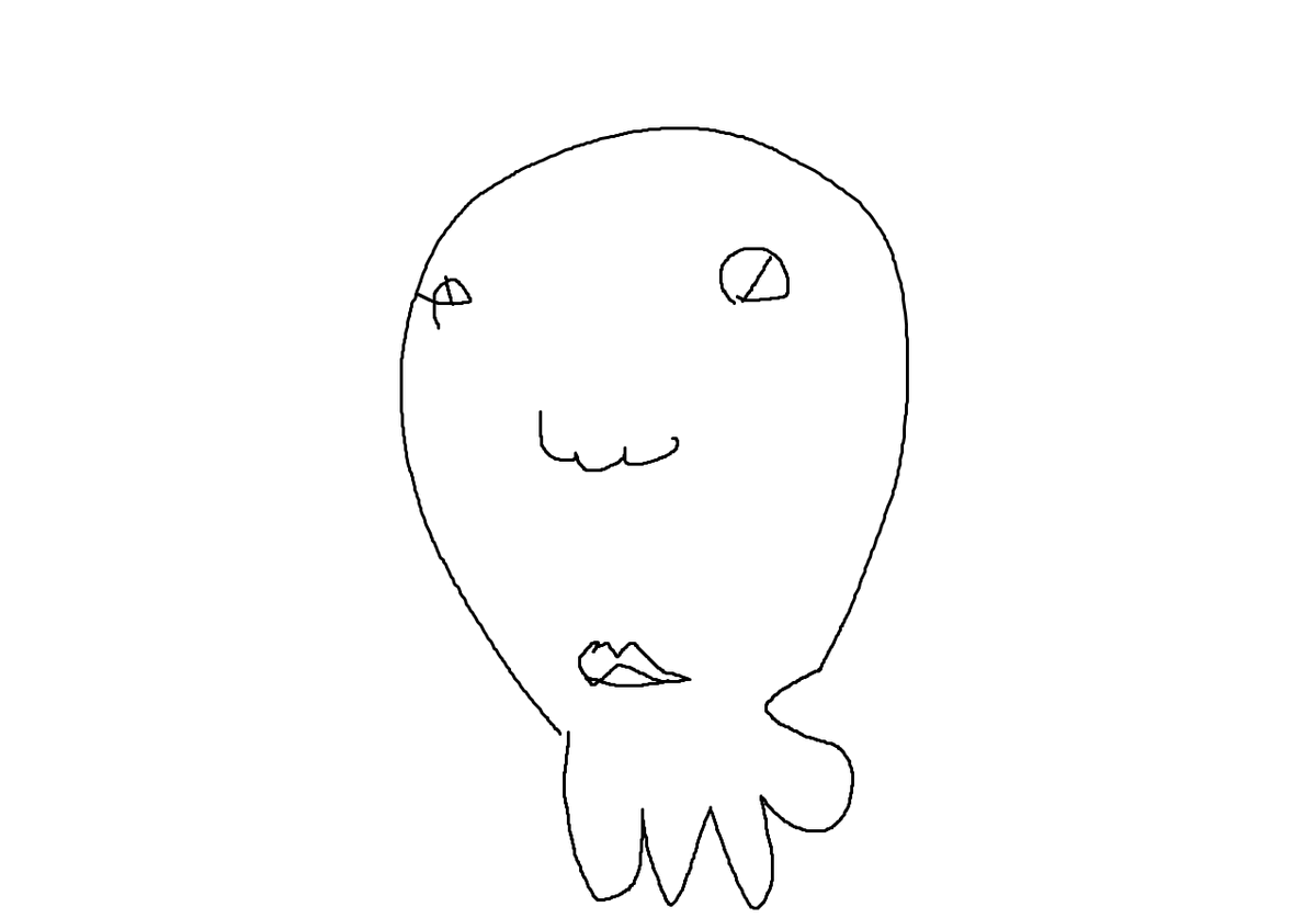 FactoryOfSmile4's tweet photo. 他の投稿者バンバン動画あげれてるのに俺だけアップロード46％で止まるんだけど。やっぱYouTubeに嫌われてる。

明日生放送するってツイートしたけど明日動画あげて水曜19時から生放送にします。ごめんはさい。

お詫びに10秒で描いたエージェントホワイティ７載せます https://t.co/WyZL0VPvMv