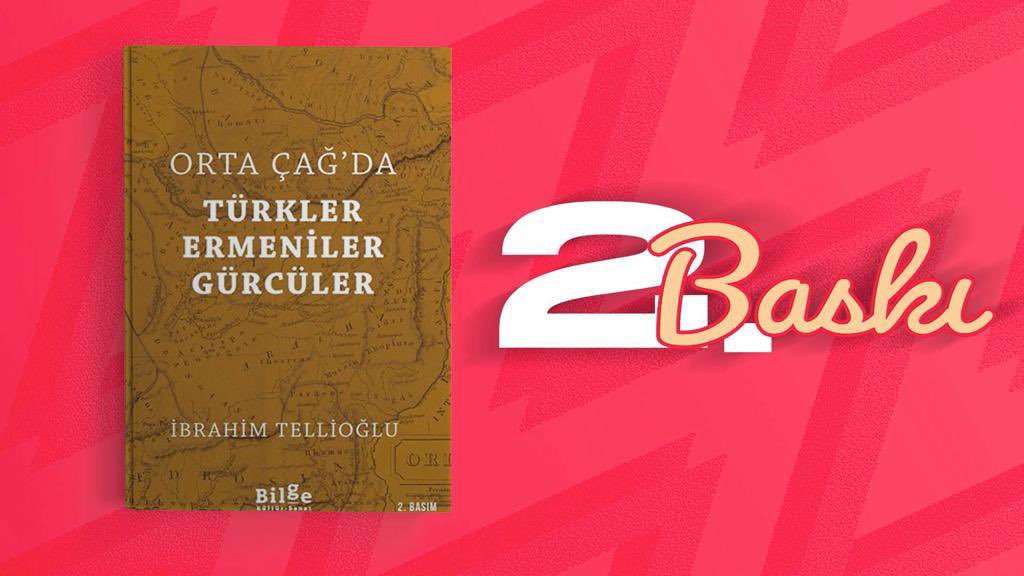 Orta Çağda Türkler Ermeniler Gürcüler eserimiz ikinci baskıya ulaştı. Bunu kutlamak için üç arkadaşımıza bu yeni baskıdan hediye etmek istiyorum. Bu mesajı rt yapmanız yeterli. Son gün 22 Aralık. <a href="/bilgekultur/">Bilge Kültür Sanat</a>
