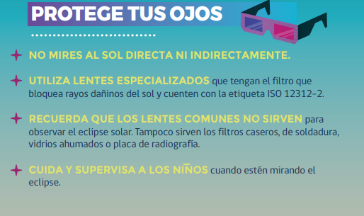 TTILaAraucania's tweet photo. ☁️ Si bien la condición metereológica no ha acompañado del todo en este #Eclipse2020, no olvides que observar sin protección ocular es peligroso; ten en cuenta las siguientes recomendaciones 👇
🌒 #EclipseSeguro #LaAraucanía #Temuco #Villarrica #Pucón #PuertoSaavedra #Pitrufquén https://t.co/mPLBiU62bz