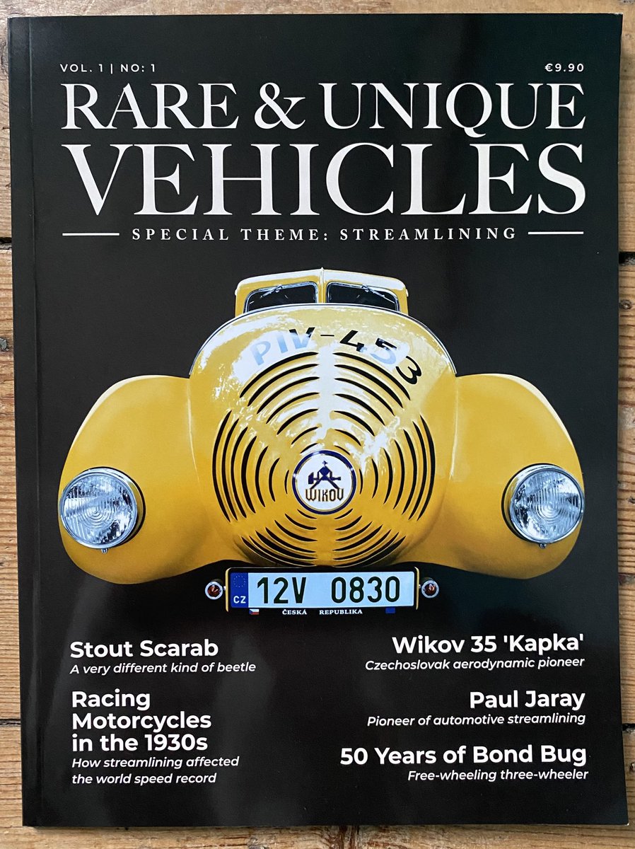 Always great to see a new print car magazine launching, especially one filled with such bizarre machinery as this #weirdcartwitter #weirdcars #bondbug