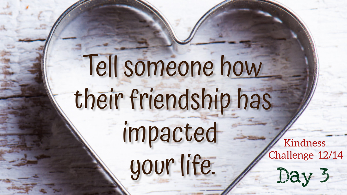12 Days of Kindness - Challenge #3
Join in at any time and help us build up one another in our communities! 
Grateful for the collaboration with <a href="/cometothefarm/">ARK Farms</a> #BuildNotBreak #TeensBuildUp #Teenshavepower #12daysofkindness