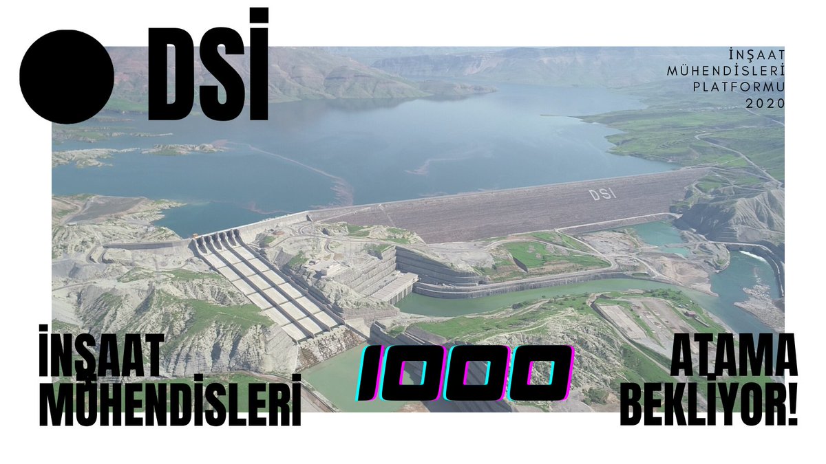 Insaatmuh00's tweet photo. Sayın vekilim bugün yapılan görüşmelerde 
Sayın Bakanımız Pakdemirli, 2017’den beri Dsi kurumuna sadece 14 İnşaat Mühendisi ataması gerçekleştirdi.
DSİ ihtiyacı olduğu İnşaat Mühendisi alımını yapacak mı sorabilir misiniz?
@UmitDikbayir @Ozturkdenizli @umitbeyaz_34 @cesuraylin https://t.co/vB6rruFjGW