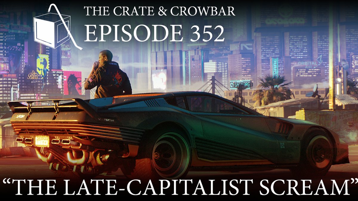 Finally: 352! Chris, Tom S and Marsh dial in to the eZone to digichat about obvious replicant Geoff Keighley’s latest data-dump, before opening up our brainchips to irrecoverable corruption by the Cyberpunk 2077 discourse. crateandcrowbar.com/2020/12/14/epi…