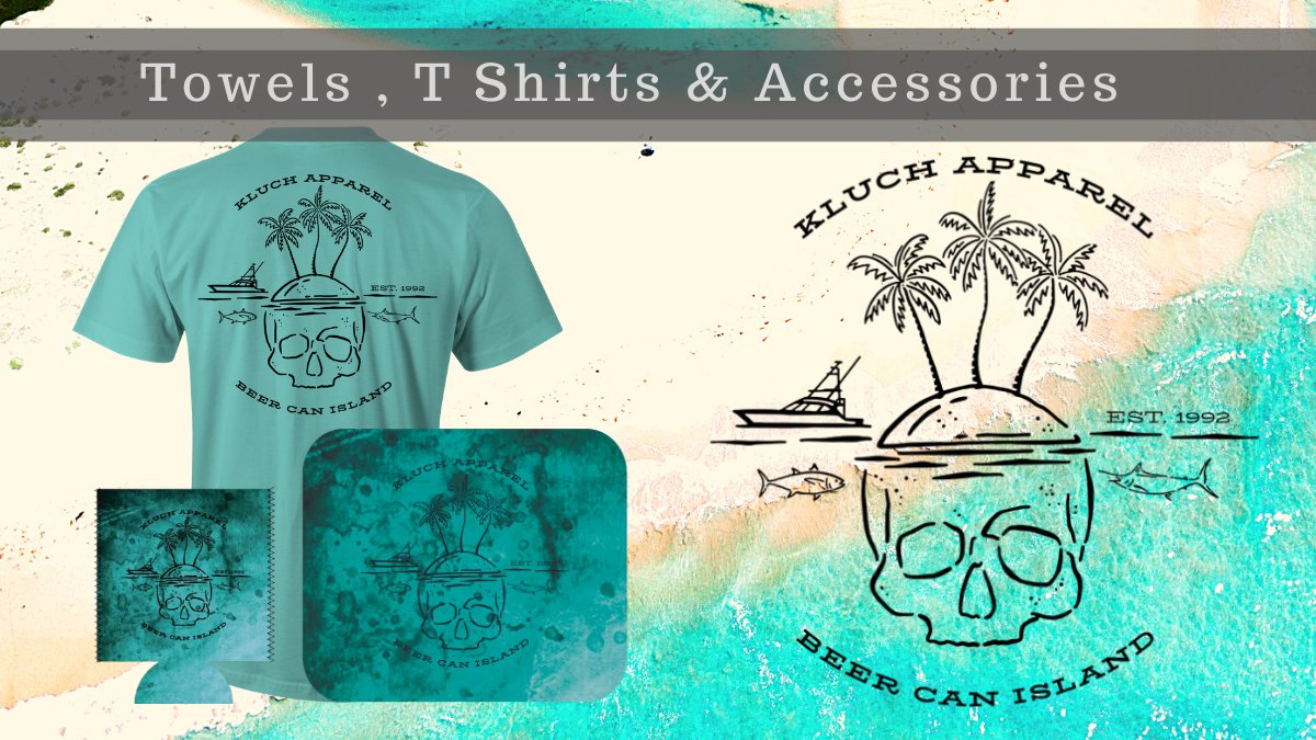 KluchApparel's tweet photo. 🌴 Beer Can Island Gear! 🌴 Save 20% off Kluch T-Shirts - https://t.co/x6OycgSybu https://t.co/kEp7eP90Kl