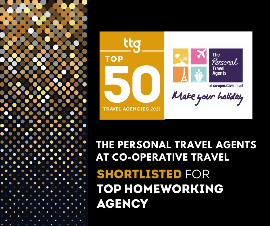 After a year no one would have predicted, we're ending 2020 with the amazing news we've been shortlisted for the 2021 <a href="/TTGMedia/">TTG</a> Top Homeworking Agency award! Let's all look forward to celebrating all of our wins and an amazing event with the #travelindustry all together 🍾🥳🏆