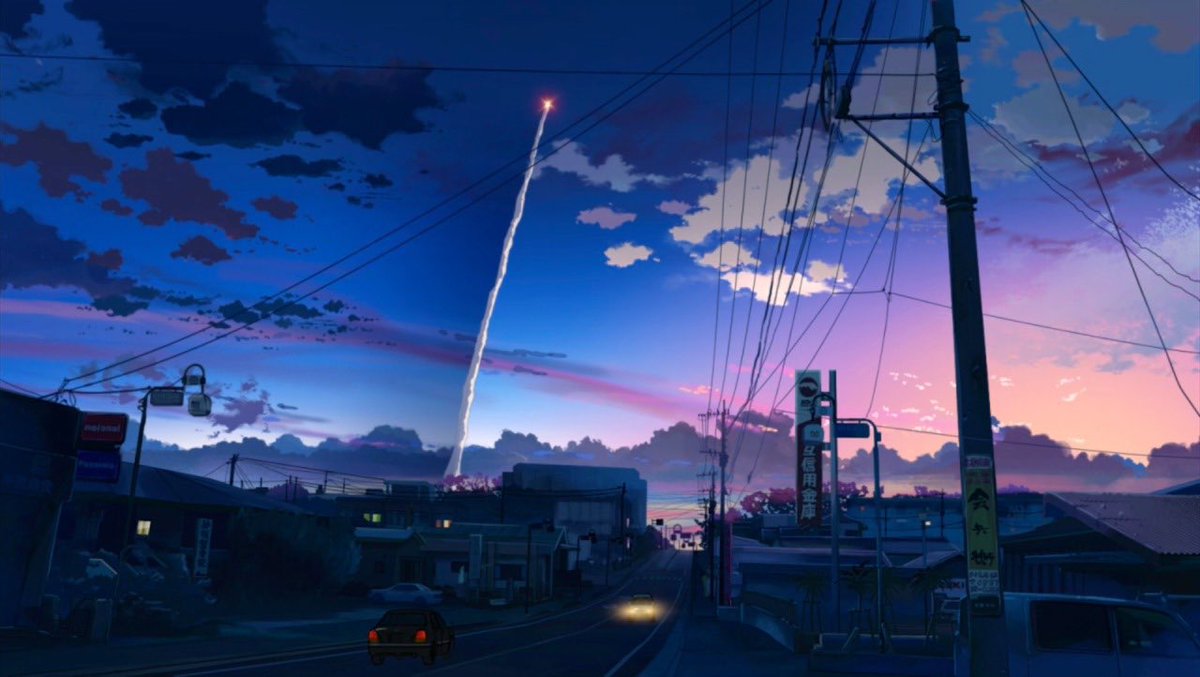 AnimePics___'s tweet image. the sky of Makoto Shinkai ☁️