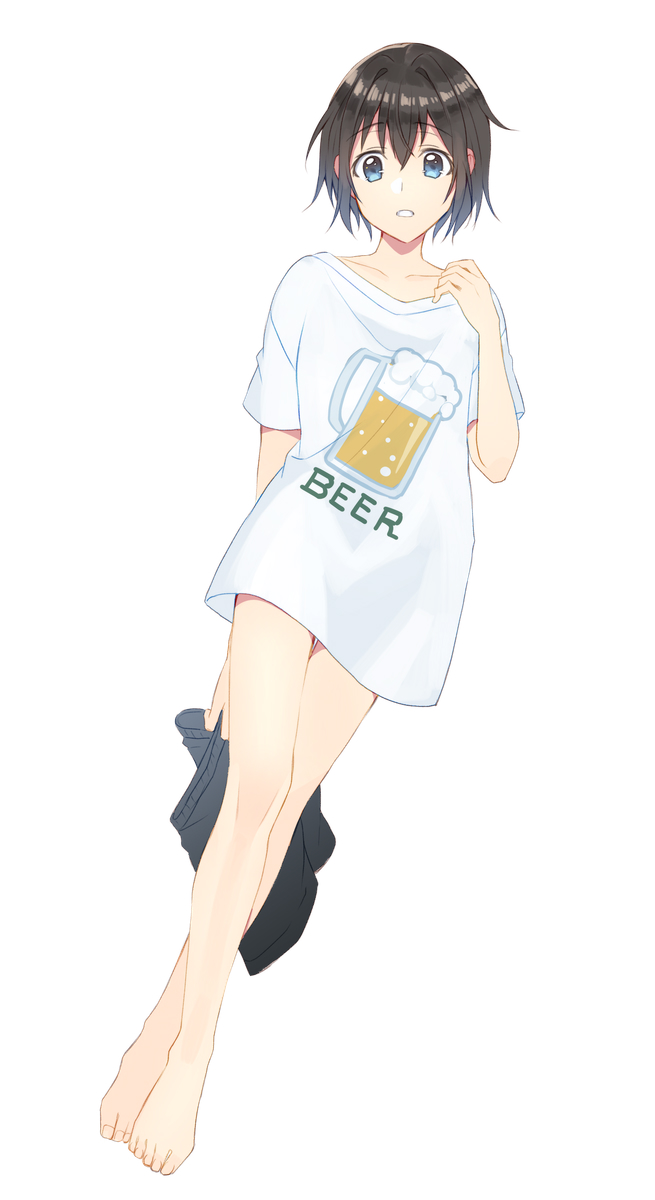 似合わないシャツを着せられてしまう彼シャツシチュエーションが好き Mono のイラスト