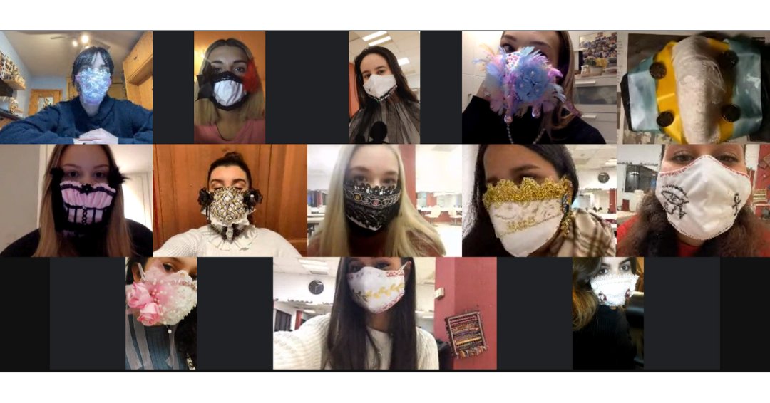 Como parte del módulo de estilismo con sus profesoras Mercedes y Sara, los #EIPalumni del CFGS en Imagen Personal y Corporativa han confeccionado mascarillas con inspiración en vestuario de una época histórica, desde la prehistoria hasta el rococó.

¡BRAVO! 👏🏼
#orgulloEIP <a href="/FP_EIP/">FP_EIP</a>
