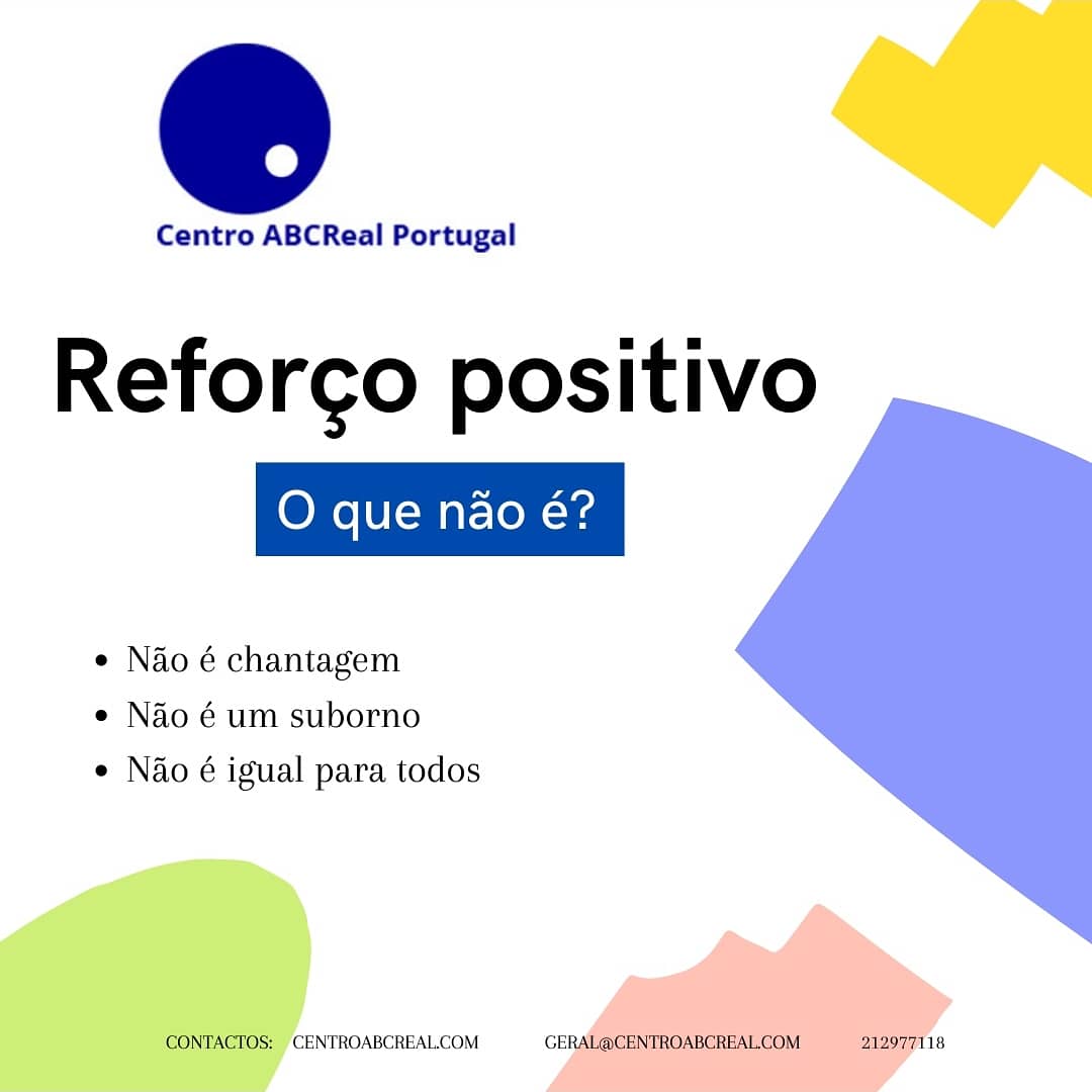 CentroAbcreal's tweet photo. É impossível falar sobre #ABA sem falar em #reforço #positivo. Mas afinal em que consiste este processo? Reforço positivo é um processo no qual um estímulo segue um #comportamento, resultando numa maior probabilidade de ocorrência desse comportamento no futuro. https://t.co/vHFiCIcuKn