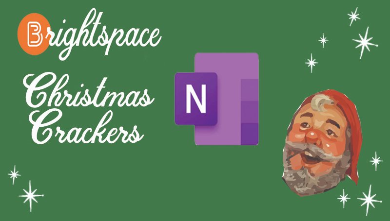 BitesizedVLE's tweet photo. For our 10th @D2L brightspace Christmas Cracker, we're looking at its integration with OneNote Class Notebooks. We also have a demo from Dr Sarah Rawe on creating digital lab notebooks for chemistry students #brightspace #WeAreTUDublin See https://t.co/gtkP9R9Nt4 https://t.co/YS7FE7IrSe