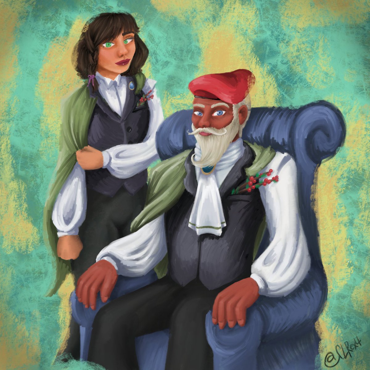 TableFablesPod's tweet photo. Safe in the arcane city of Mystia, Arcanist Robilius and his apprentice Selene work to save the world's magic from being choked out by the expanding influence of the technological corporations of the dystopic outside world. #MicroscopeRPG #ActualPlay

🎨: @CLRex4 https://t.co/KrYjTChvpY