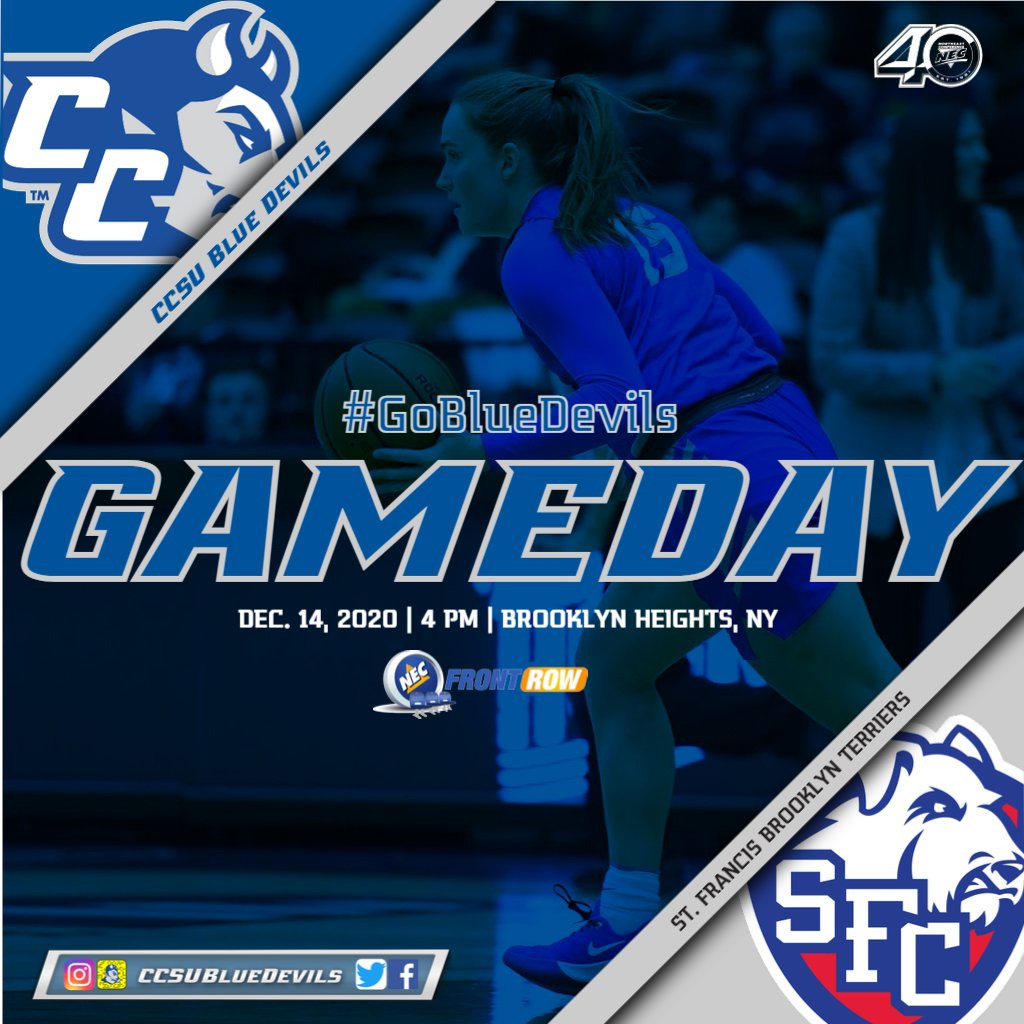 CCSUBlueDevils's tweet photo. CCSU Women's Basketball begins today at St. Francis Brooklyn! 🏀🔵😈
🏟 : Daniel Lynch '38 Gymnasium
📍  : Brooklyn Heights, NY
🗓 : Dec. 14 // ⏰ : 4:00 PM
🖥 : NECFrontRow: https://t.co/pCVocwphKQ
#GoBlueDevils | #NECWBB | #AllInBallOut https://t.co/xHHWMoM4cJ