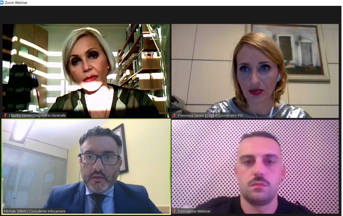 FrancescaSane's tweet photo. È in corso in @camcomtaranto il webinar "Identità digitale"
Con @ClaudiaSanesi1, @MicheleSilletti e Matteo Sivori @InfoCamere stiamo presentando #SPID #CNS #DigitalDNA e #cassettodigitale

💻 Continuiamo il 17/12 sui servizi digitali. Registratevi qui: 
https://t.co/7PdvxGcDww https://t.co/wL90627FtB