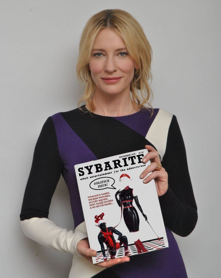Happy to see that Cate Blanchett is a fan of our work! Get your digital copy of Sybarite here: gumroad.com/paranormalsmut…