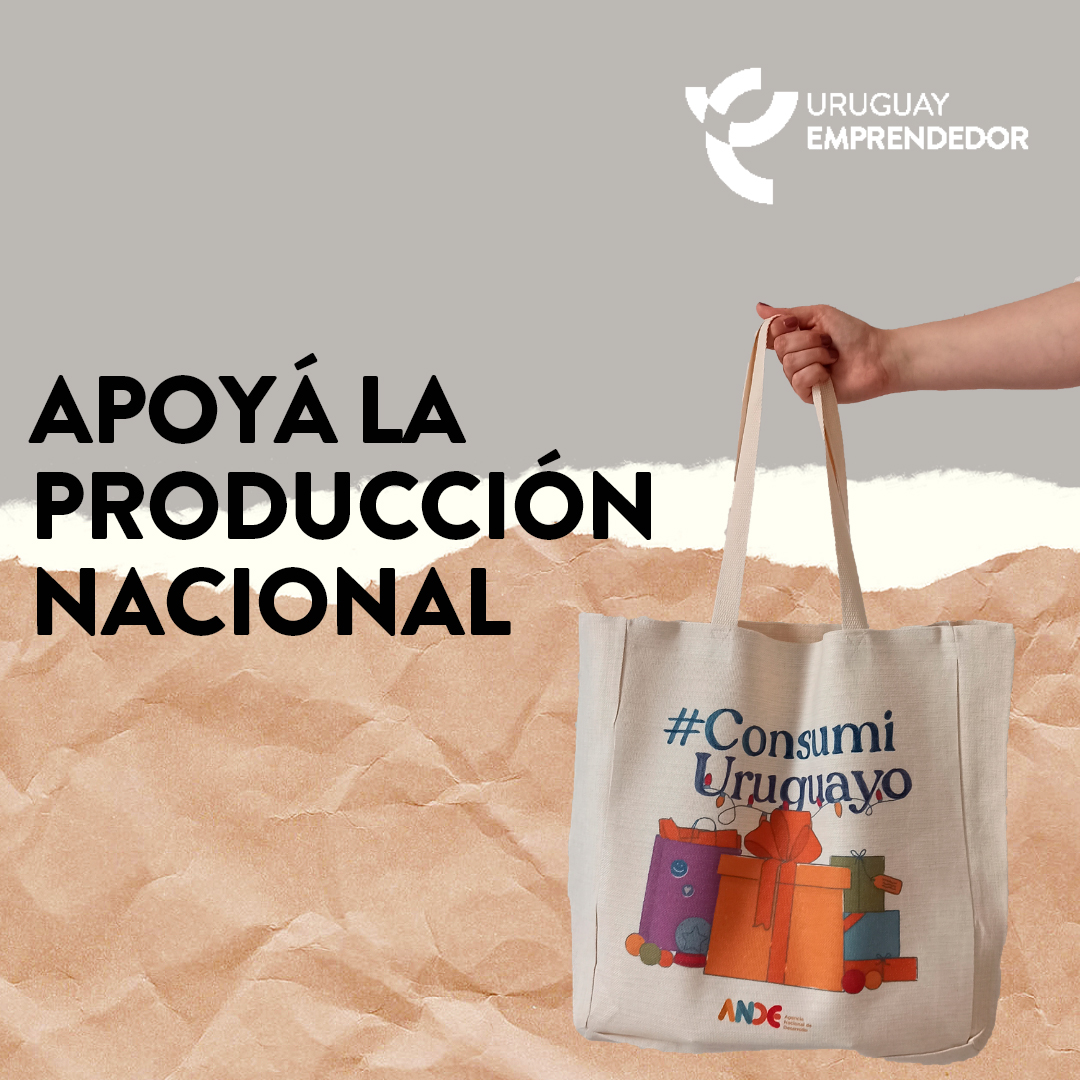 UyEmprendedor's tweet photo. ¡Nos sumamos a la campaña de @ANDEUruguay  que incentiva a regalar producción nacional en estas fiestas!
A la hora de comprar, pensa en emprendimientos uruguayos 🇺🇾

#ConsumiUruguayo https://t.co/AI4MSfpXtD