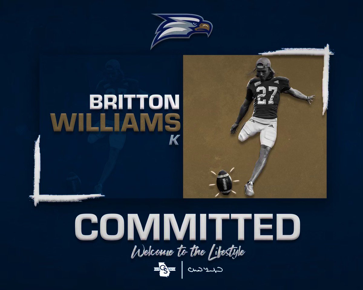 After a great conversation with <a href="/chadlunsford/">Coach Chad Lunsford</a> <a href="/GSAthletics_FB/">Georgia Southern Football</a> I am proud to announce that I am COMMITTING to Georgia Southern University!🦅 @coachrhud <a href="/Coach_Barfield/">Carter Barfield</a> <a href="/PatrickMeans19/">Patrick Means</a> <a href="/RHHSFootball/">Richmond Hill FB</a> <a href="/OneOnOneCoastal/">Coastal Elite #T4P</a> <a href="/OneOnOneKicking/">OneOnOne Kicking Camps🏈</a> @NKR_Camps <a href="/Chris_Sailer/">Chris Sailer Kicking</a> <a href="/MattLeZotte/">Matt LeZotte</a> <a href="/BFentress/">Brad Fentress</a>