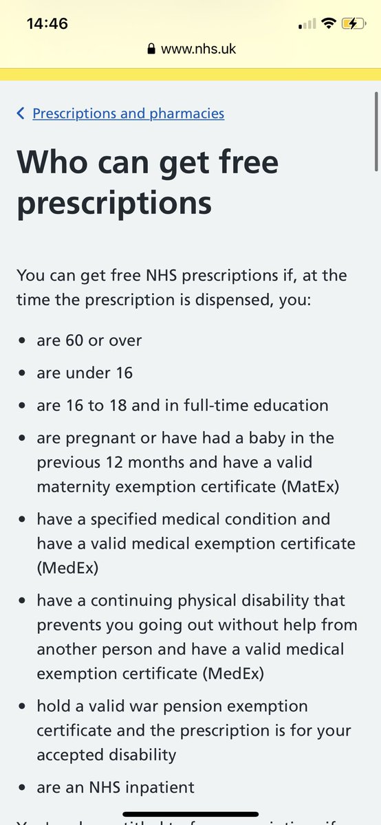 COULD be. The medicine that I have to take cost me £9.15, if they don’t work I can get another medicine/dosage and it will cost me the same price. £9.15 Regardless of brand. Regardless of dosage. £9.15 per item and that’s because I don’t qualify for totally free prescriptions.