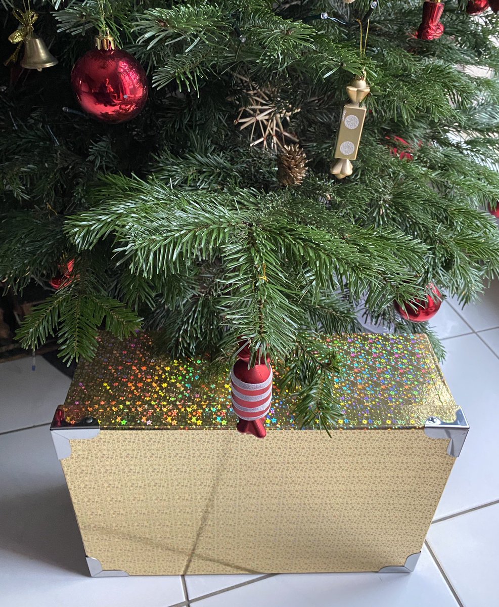 First 🎁 under the tree!!🤩
Am I going to resist the temptation to open it before Christmas? Please give your answer below! 😉