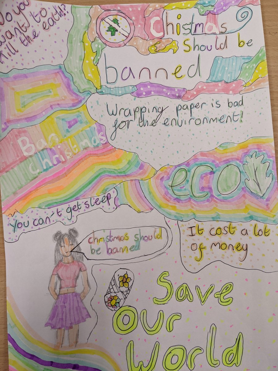 RADYR_English's tweet photo. Last year, the Year 7 eco warriors won The Great Christmas Debate. Who knew they would be so effective?!
Let's spread a little joy and see if we change their minds.
Year 7, have you submitted your speeches, posters and costumes? #bringChristmasback https://t.co/YGC0JTVeKR