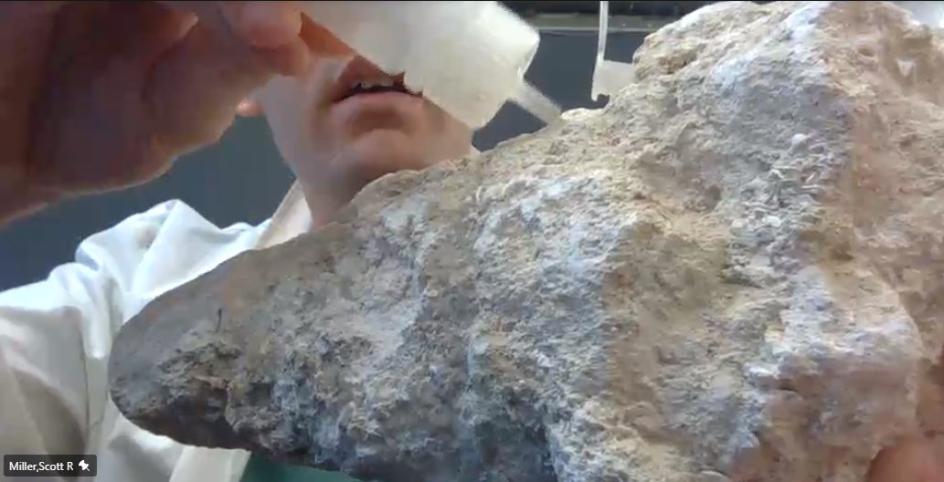 MrsMoorman1's tweet photo. A big "Thank you!" to Mr. Scott Miller @UFGeology for his engaging presentation and demonstrations on erosion, weathering and deposition. #ScientistsinFLSchools @UFEarthSystems @mrsK_IBSCI https://t.co/Z4oEbFxFV6