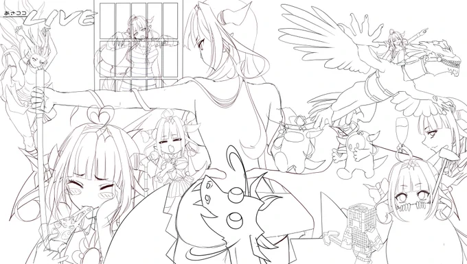 よし、あと龍の入れ墨描いて下書き完成する
それと今日の配信とてもよかった
やっぱ会長がいないと楽しくない
一周年に向けて私も頑張ろう
おかえり、会長。 