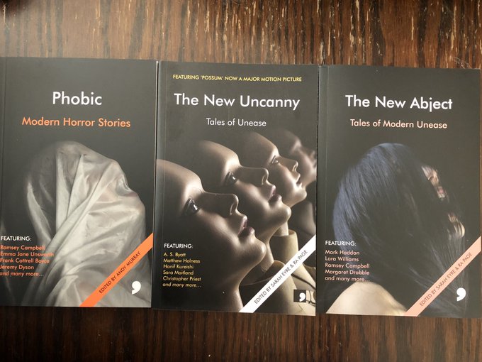 commapress's tweet photo. The new and improved Comma Modern Horror series!

Check out these amazing cover designs with photography by Dave Shrimpton.

All available now direct from https://t.co/oF7PMR9fgk and any book retailers. https://t.co/tn3vkhqQzP