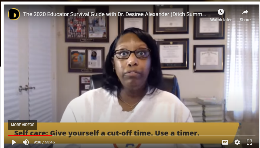 Okay to take time for you and Stop! #DitchSummit