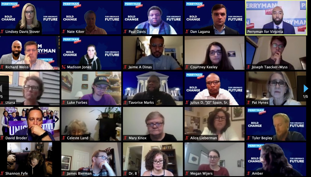 Perryman4VA's tweet photo. Two months ago today we launched this campaign alongside hundreds of supporters and others interested in hearing about our fight for justice.

Two months later, we've built serious momentum with a message of disrupting the status quo in Richmond and leaving no Virginian behind. https://t.co/rzNxI3YbpG