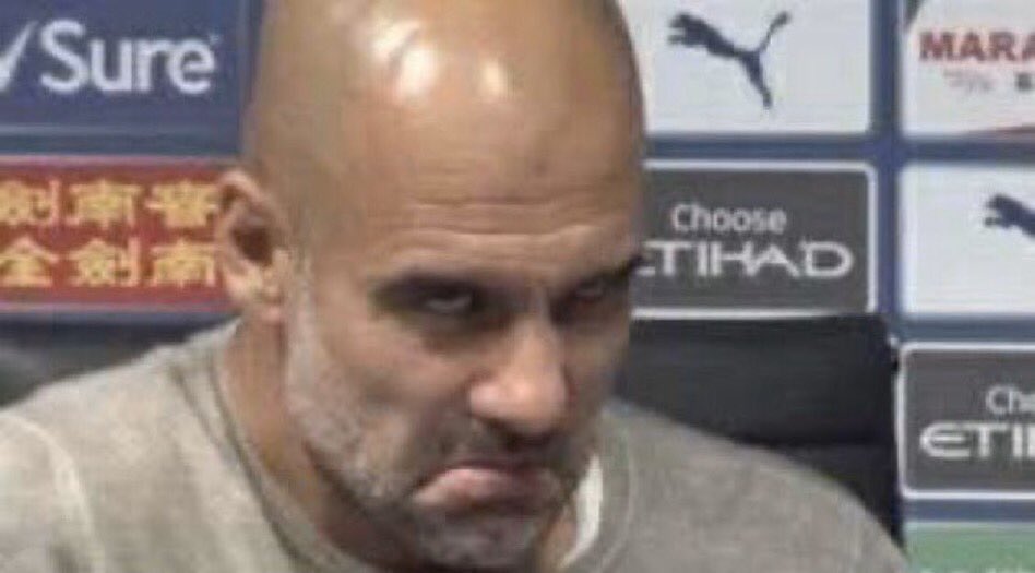 A thread of pictures of Pep Guardiola but as you scroll down he gets happier: