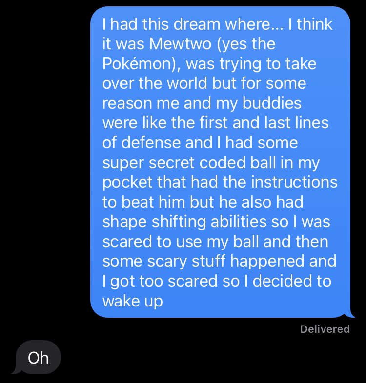 RyanMenninga's tweet photo. You ever pour your heart out and get one word replies? 😔 https://t.co/PbCqZelJTD