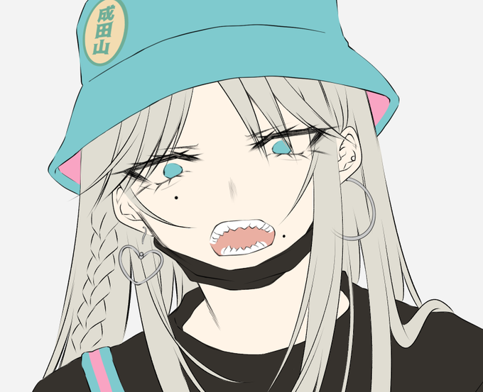 うぃp 久々にギザ歯くん描いてる…。 