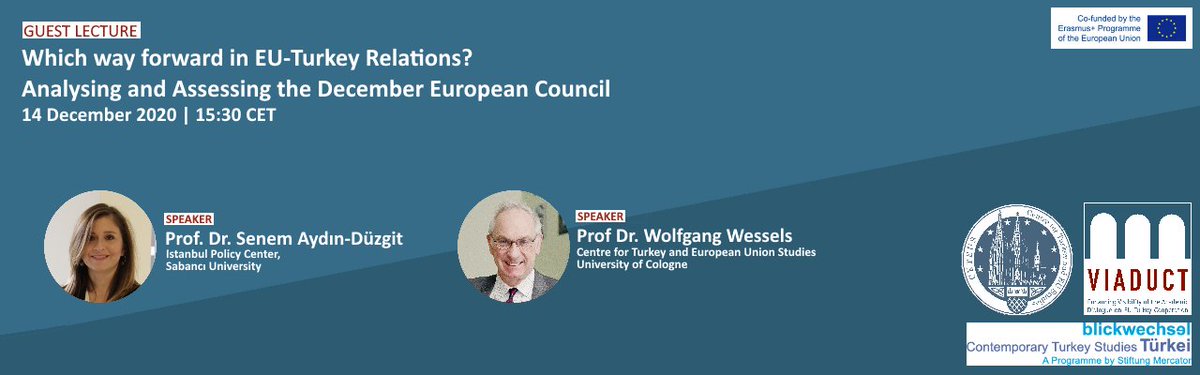 Catch up on the latest #VIADUCT_EU Guest Lecture: "Which way forward in EU-Turkey Relations? Analysing and Assessing the December European Council" with <a href="/SenemAydnDzgit/">Senem Aydın-Düzgit</a> (<a href="/sabanciu/">Sabancı Üniversitesi</a>/<a href="/ipc_ipm/">Istanbul Policy Center</a>) &amp; Wolfgang Wessels (#VIADUCT_EU coordinator from <a href="/UniCologne/">Universität zu Köln</a>)

➡️ threadreaderapp.com/thread/1338493…