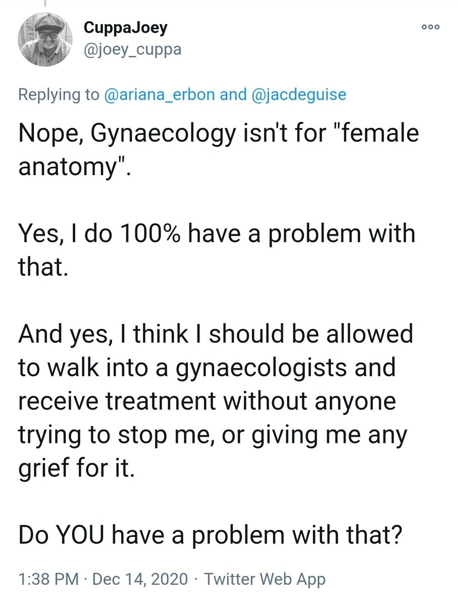  #nooneissayingsexdoesntexist but describing female anatomy as female anatomy is transphobic. 