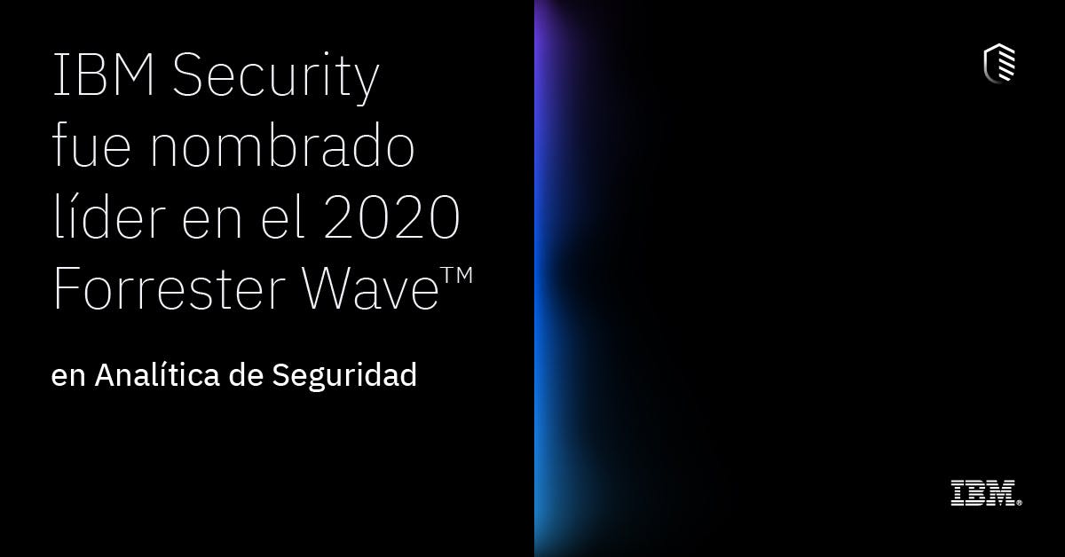 dalmunoz's tweet image. Por tercera vez consecutiva, IBM Security ha sido nombrado líder en el Forrester Wave para plataformas de analítica de seguridad. Descubra por qué: ibm.biz/Bdq735 #IBMSecurity #QRadar #CloudPakforSecurity bit.ly/2Wf6ZJ2