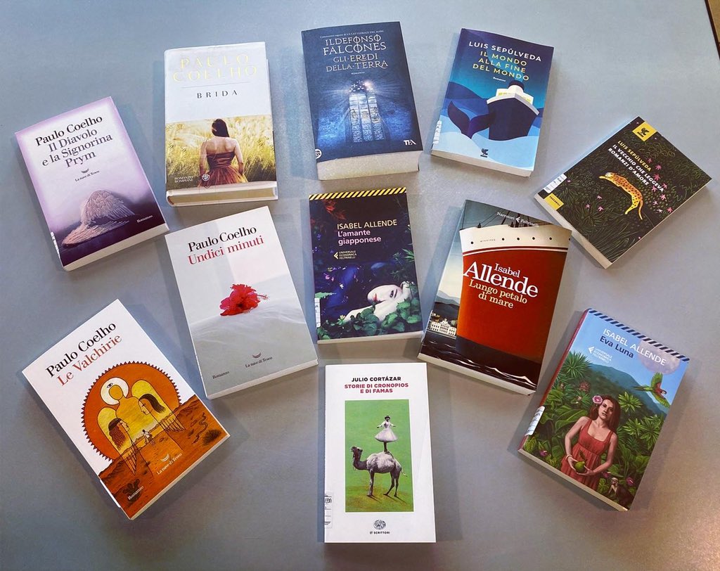 BiesseBiemme's tweet photo. Latino-americani.
Non balli ma romanzi.
Sperando di aver fatto cosa gradita, ci aggiorniamo al prossimo post sul #contributomibact #5000eurodilibri per la #bibliotecamontefusco @_MiBACT https://t.co/LaUoM0dDky