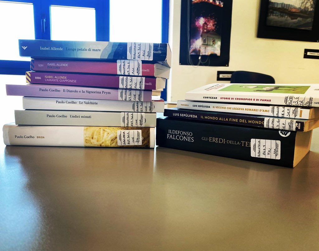 BiesseBiemme's tweet photo. Latino-americani.
Non balli ma romanzi.
Sperando di aver fatto cosa gradita, ci aggiorniamo al prossimo post sul #contributomibact #5000eurodilibri per la #bibliotecamontefusco @_MiBACT https://t.co/LaUoM0dDky